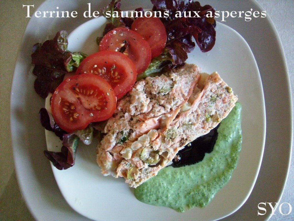 Terrine deux saumons aux asperges de mamigoz Recette Ptitchef