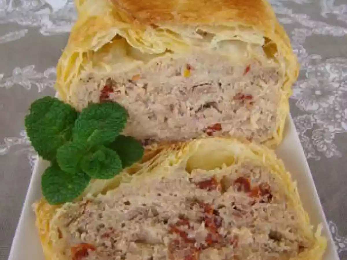 Terrine feuilletée au thon et tomates séchées! - photo 2