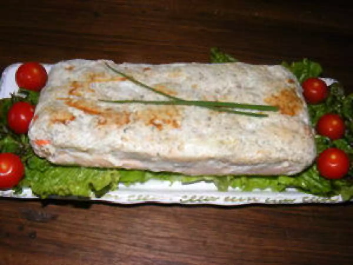 TERRINE SAUMON-ROUGET BARBET AUX NOIX DE SAINT-JACQUES
