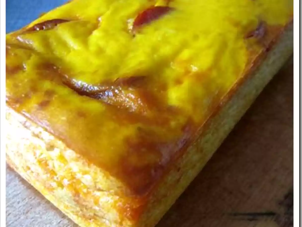 Terrine très moelleuse au potiron et au chorizo.