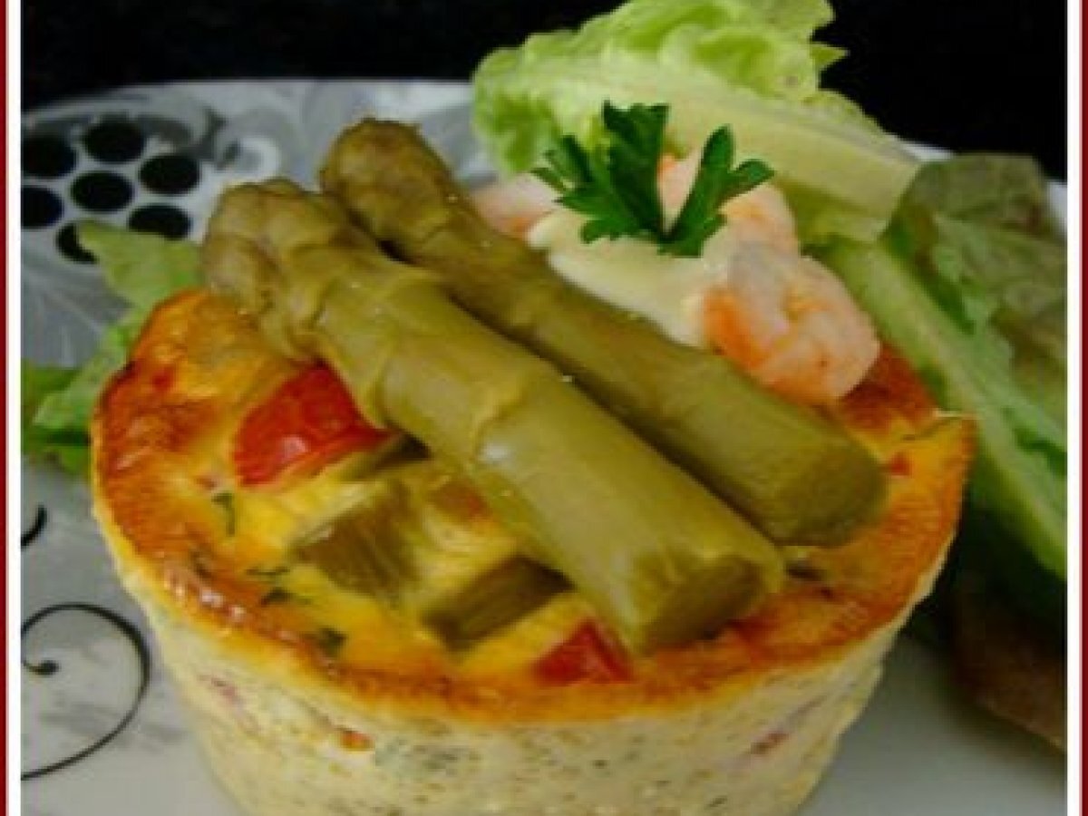 Terrines d'asperges aux crevettes Recette Ptitchef