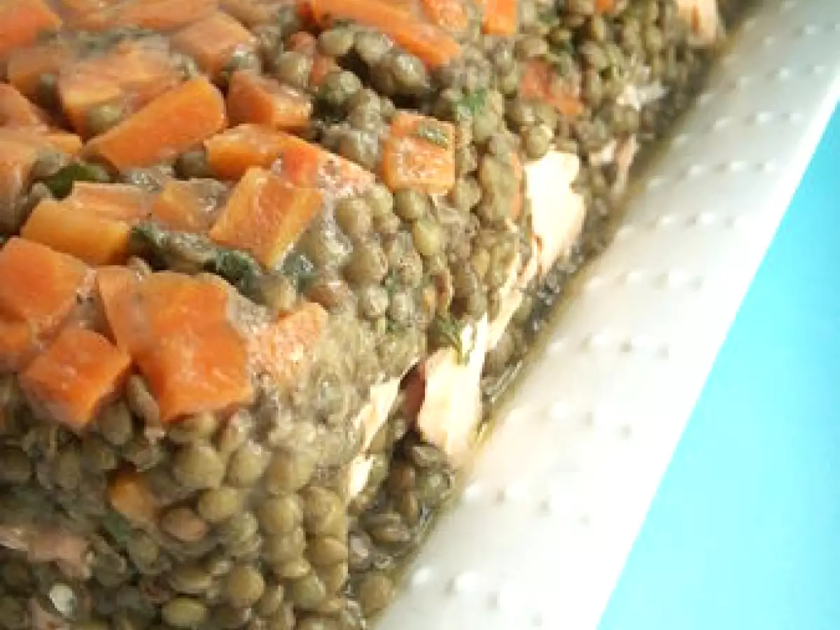 Terrines de lentilles vertes au saumon - photo 2