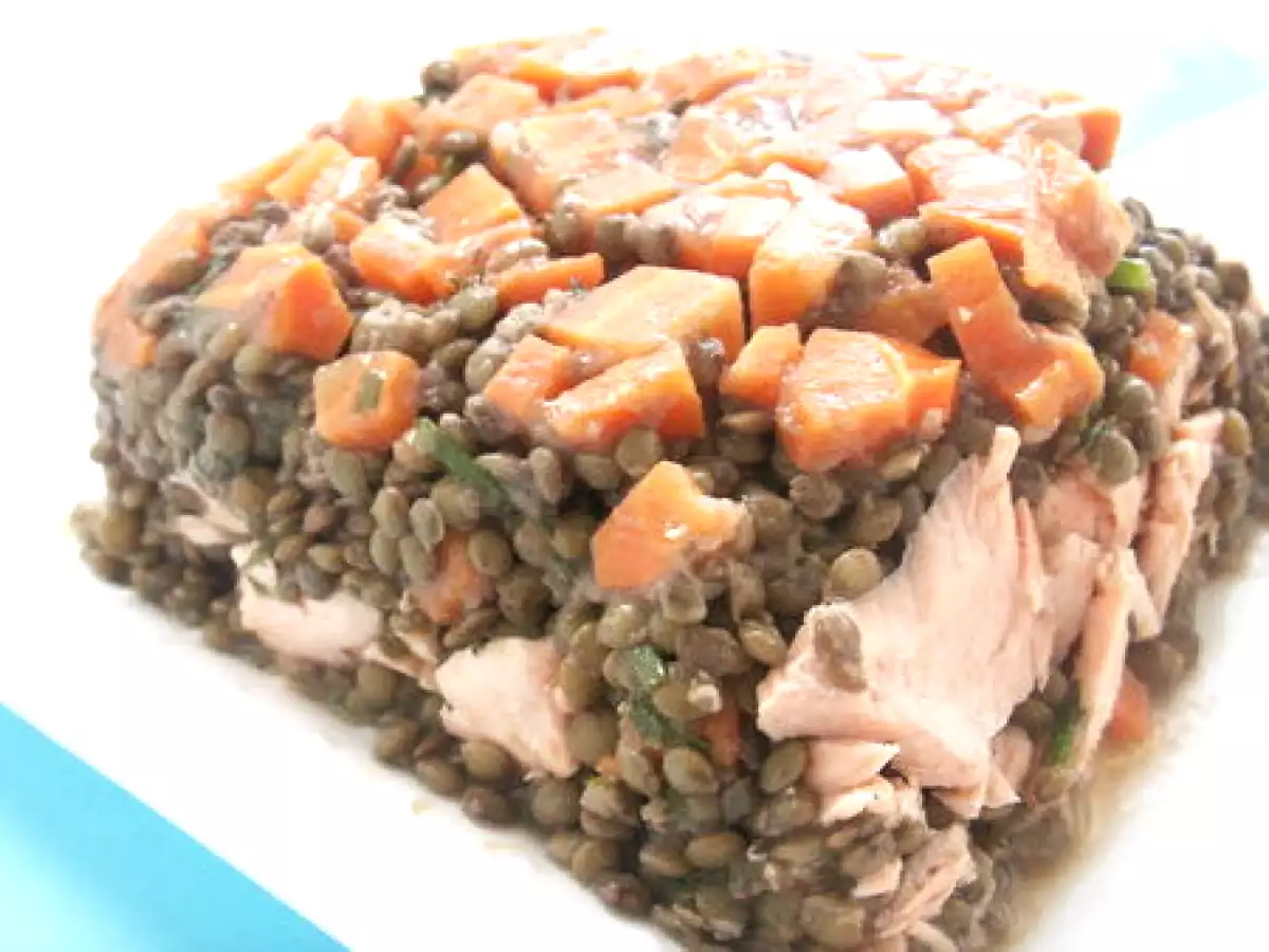 Terrines de lentilles vertes au saumon - photo 4