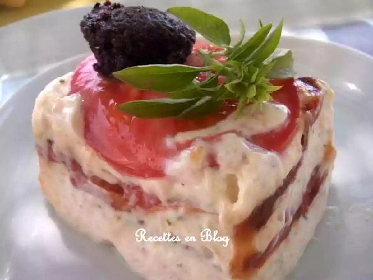 TERRINES DE POIVRONS A LA BROUSSE ET AU BASILIC - photo 2