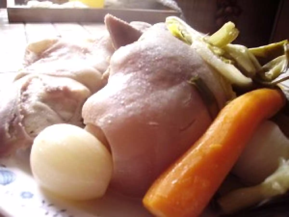 Tête de Veau et Pied de Veau aux Légumes d'Hiver - photo 6