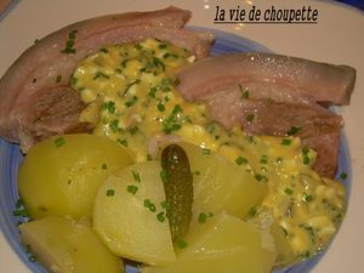 Recette de tête de veau à la sauce gribiche