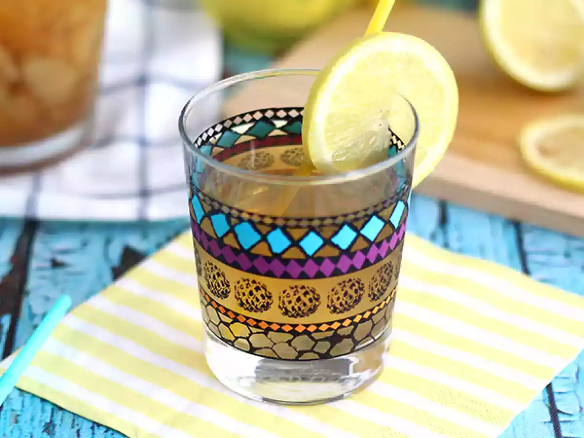 Thé glacé à la pêche fait maison - photo 2