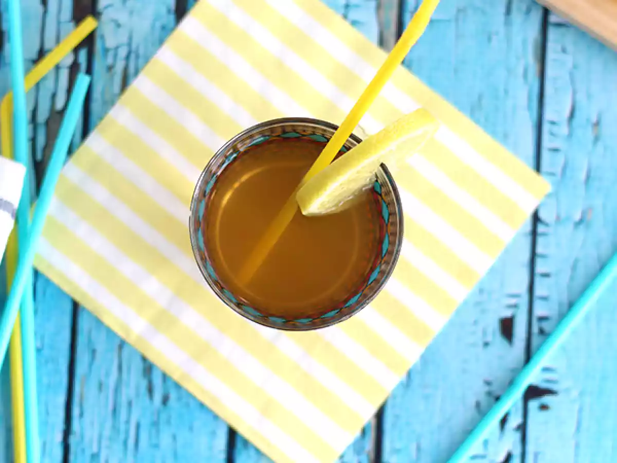 Thé glacé à la pêche fait maison - photo 3