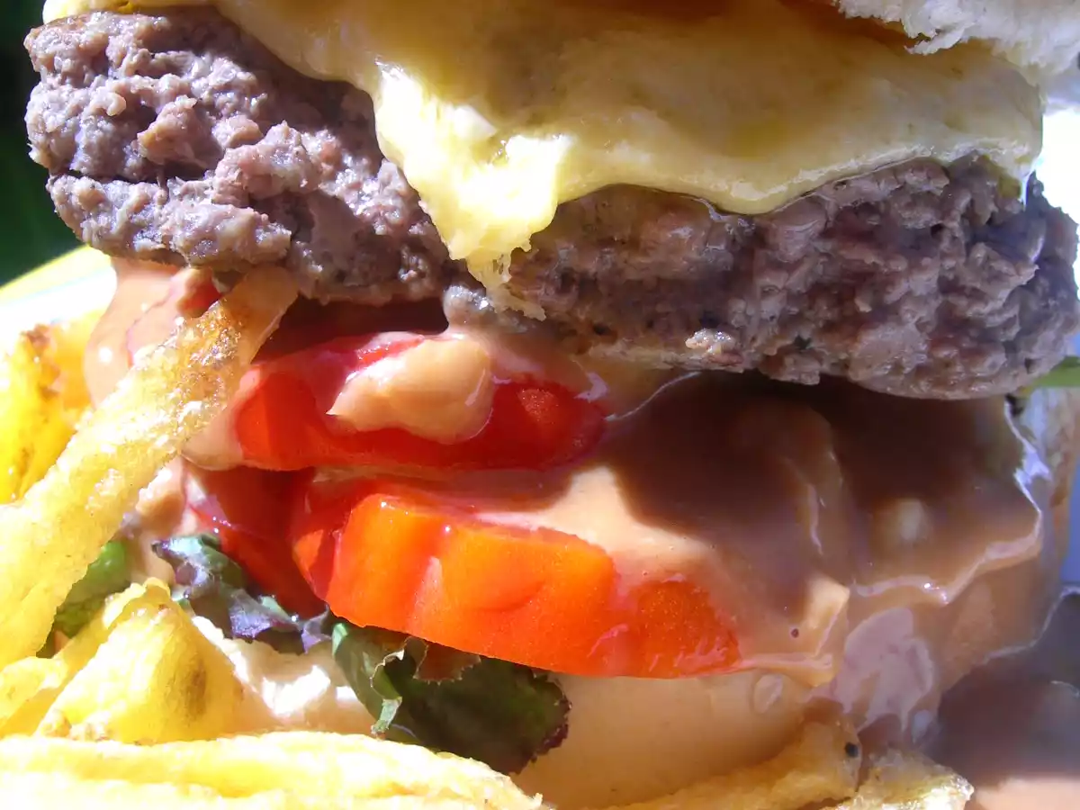 THE hamburger maison d'enfer et THE sauce trop bonne