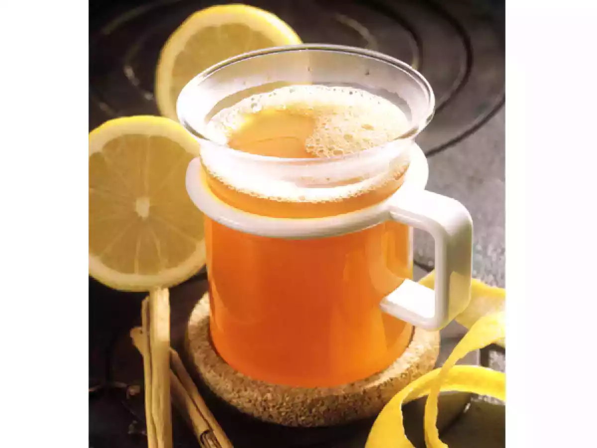 Thé miel, citron et cannelle