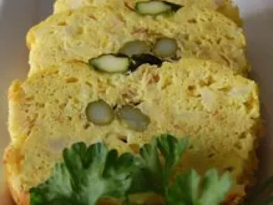 Thon, chou-fleur et asperges, tout ça dans un seul et même cake, sans gluten - photo 2