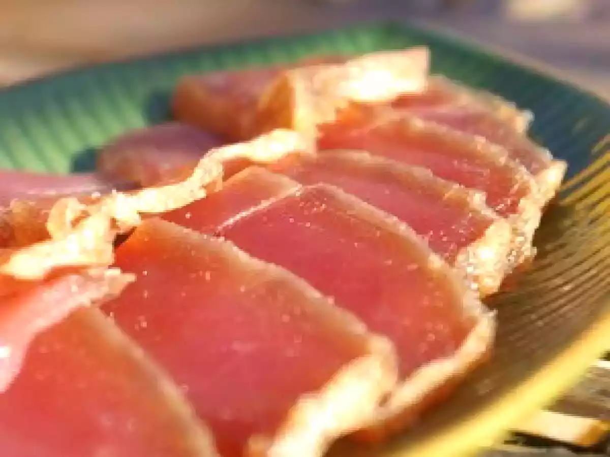 ...thon séché en gravlaax aux épices