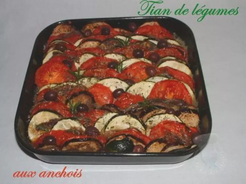 Tian de légumes aux anchois - photo 2