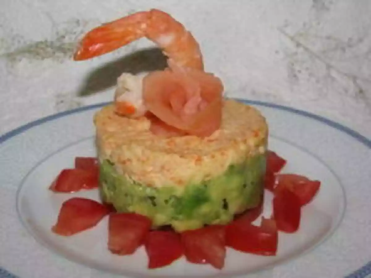 Timbale crabe et avocat