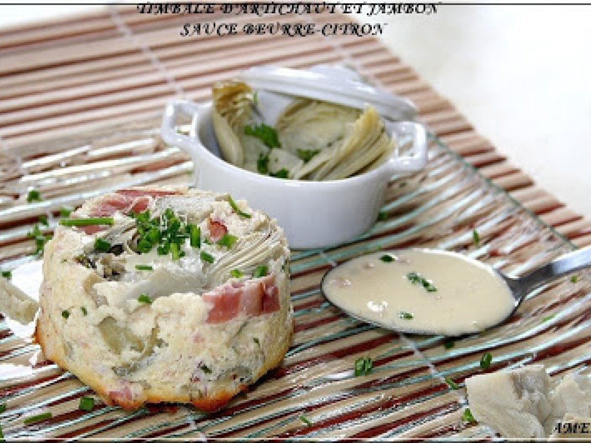 Timbale d'artichauts et jambon Recette Ptitchef