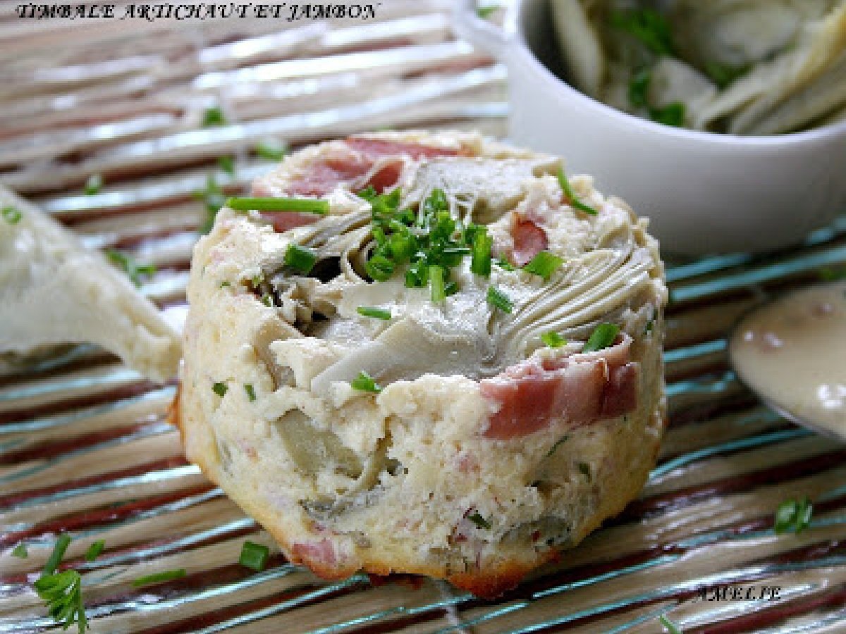 Timbale d'artichauts et jambon Recette Ptitchef