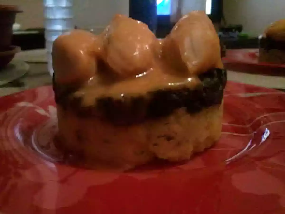 Timbale d'épinard polenta et leurs quenelles de brochet