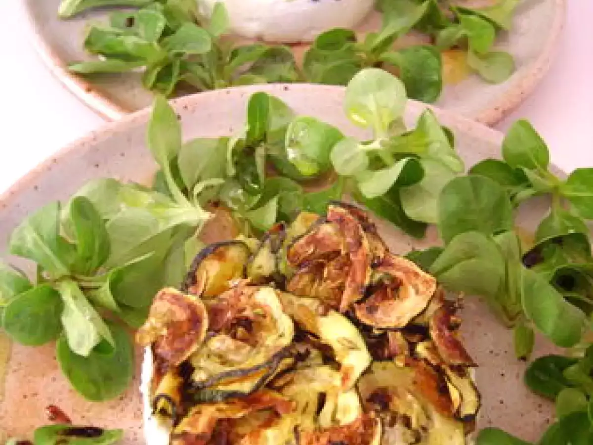 TIMBALE DE CHÈVRE FRAIS ET COURGETTES - photo 4