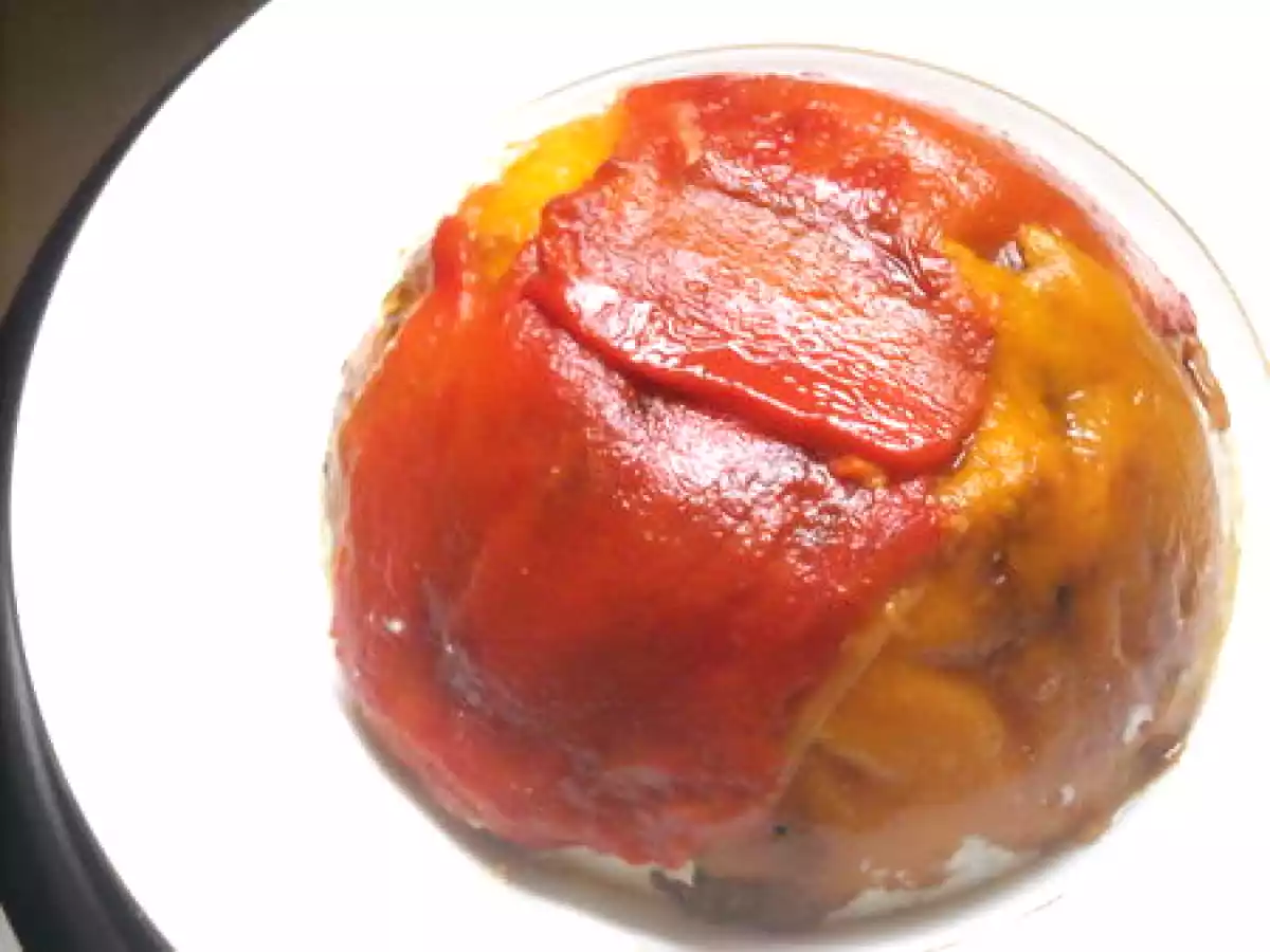 TIMBALE DE POIVRONS A LA CREME AU THON - photo 3