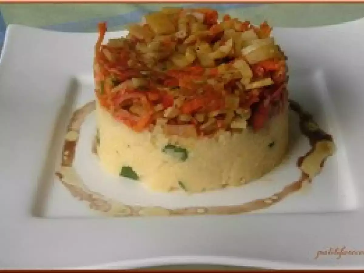 Timbale de polenta et miettes de crabe - photo 2
