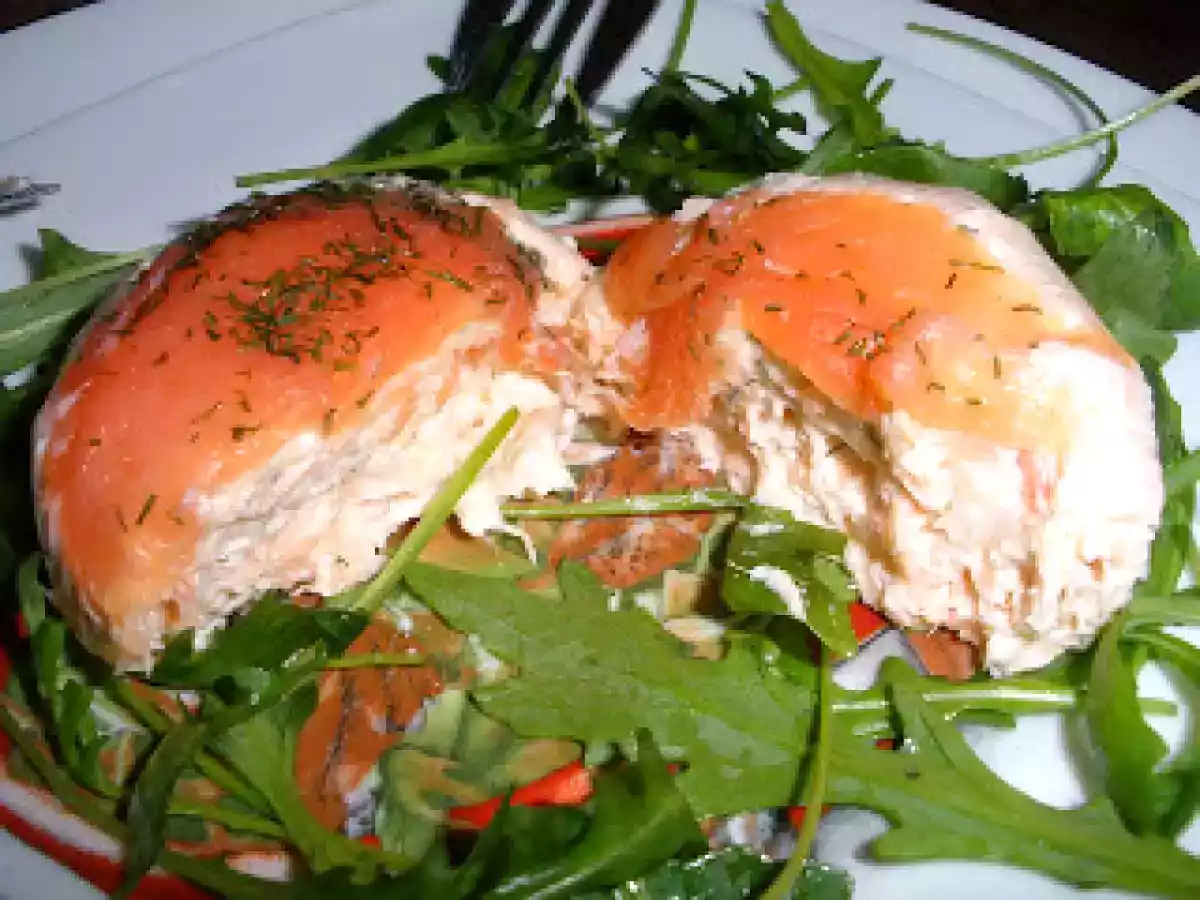 Timbale de saumon et de crevette à l'aneth - photo 2