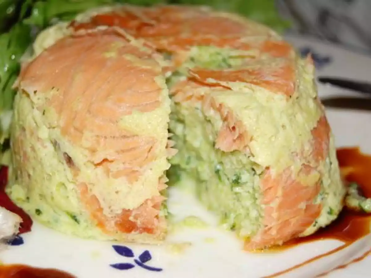 Timbales de courgettes au saumon (3 min au micro-ondes !) - photo 2