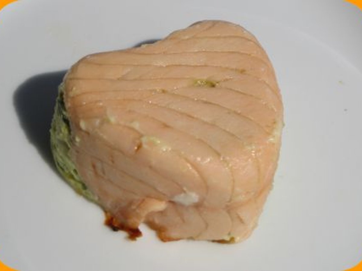 Timbales de jeanne saumon fumécourgettes Recette Ptitchef