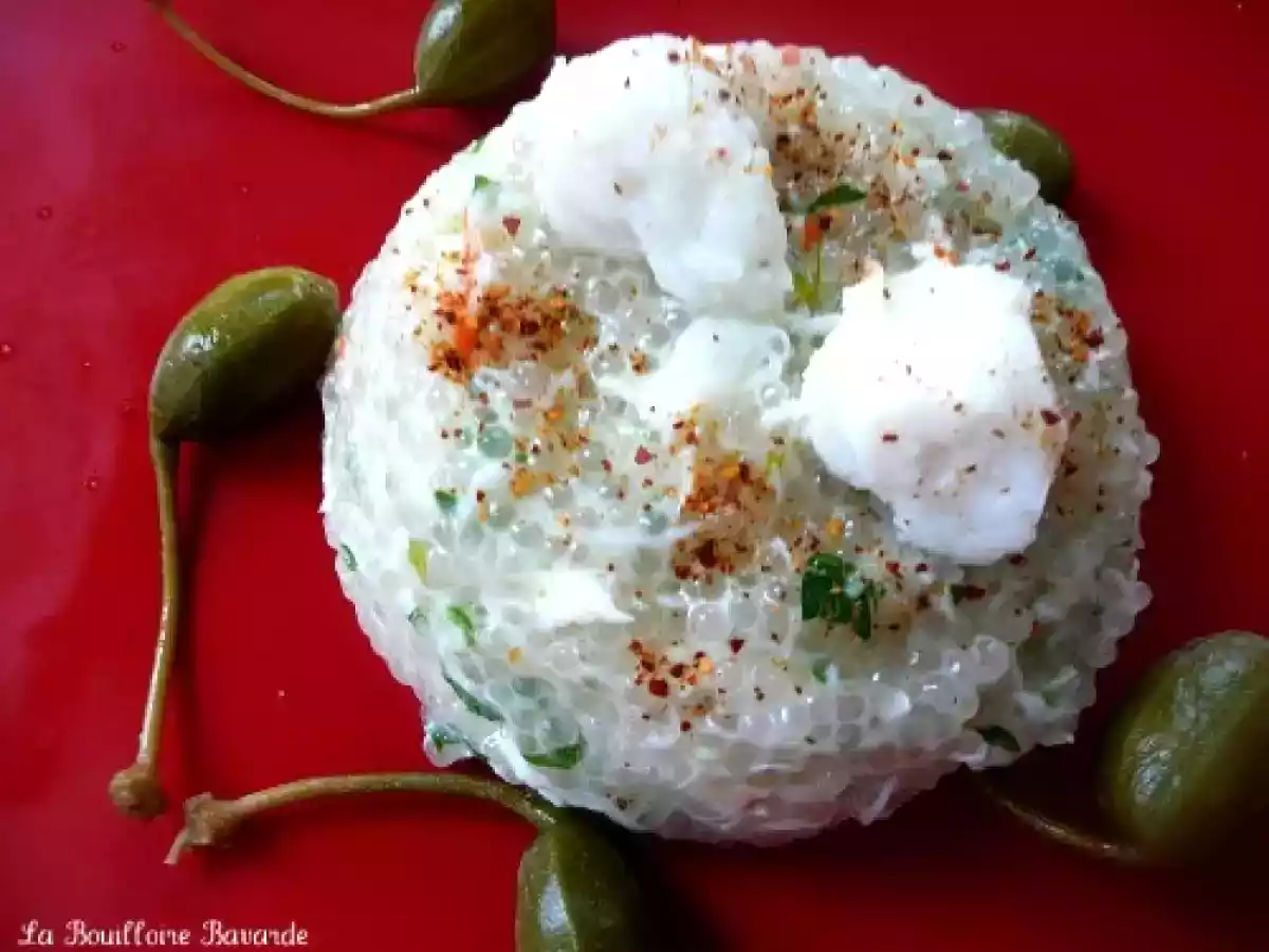 Timbales de perles marines aux câpres - photo 2