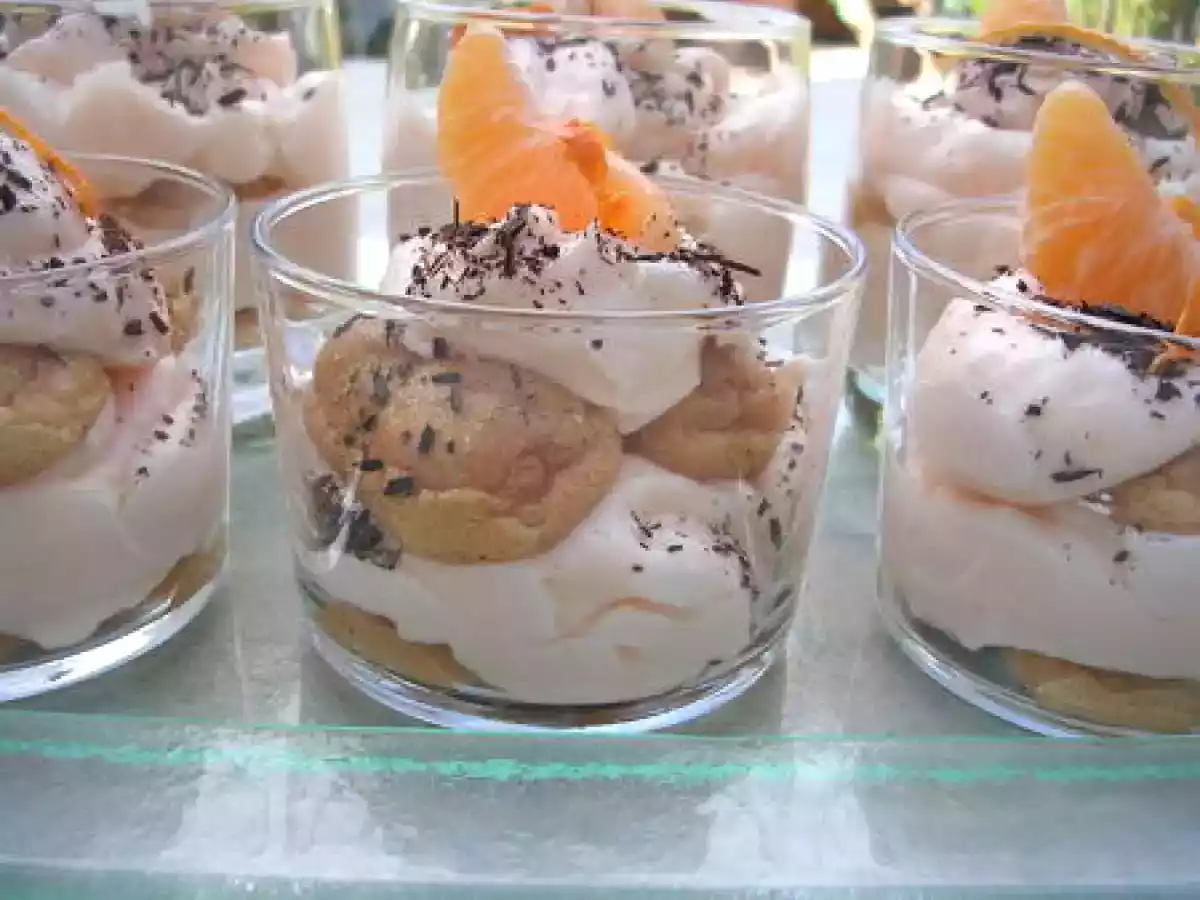 Tiramisu à la clémentine et chocolat