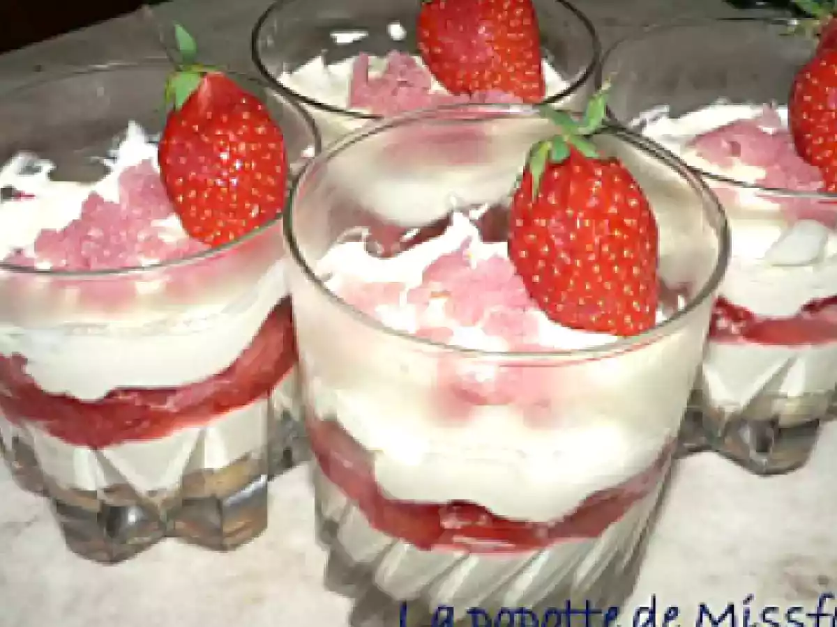 Tiramisu à la fraise