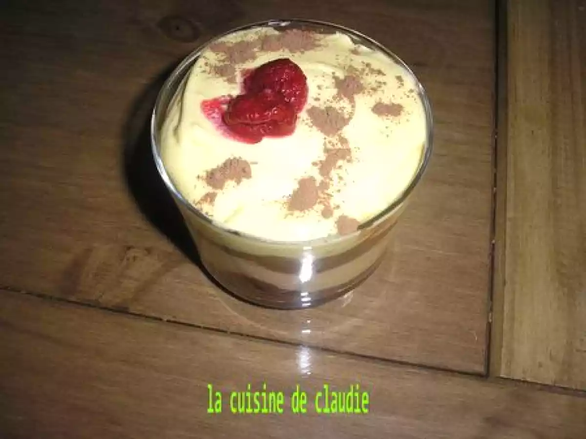 Tiramisu à la pâte de spéculos et framboise - photo 3