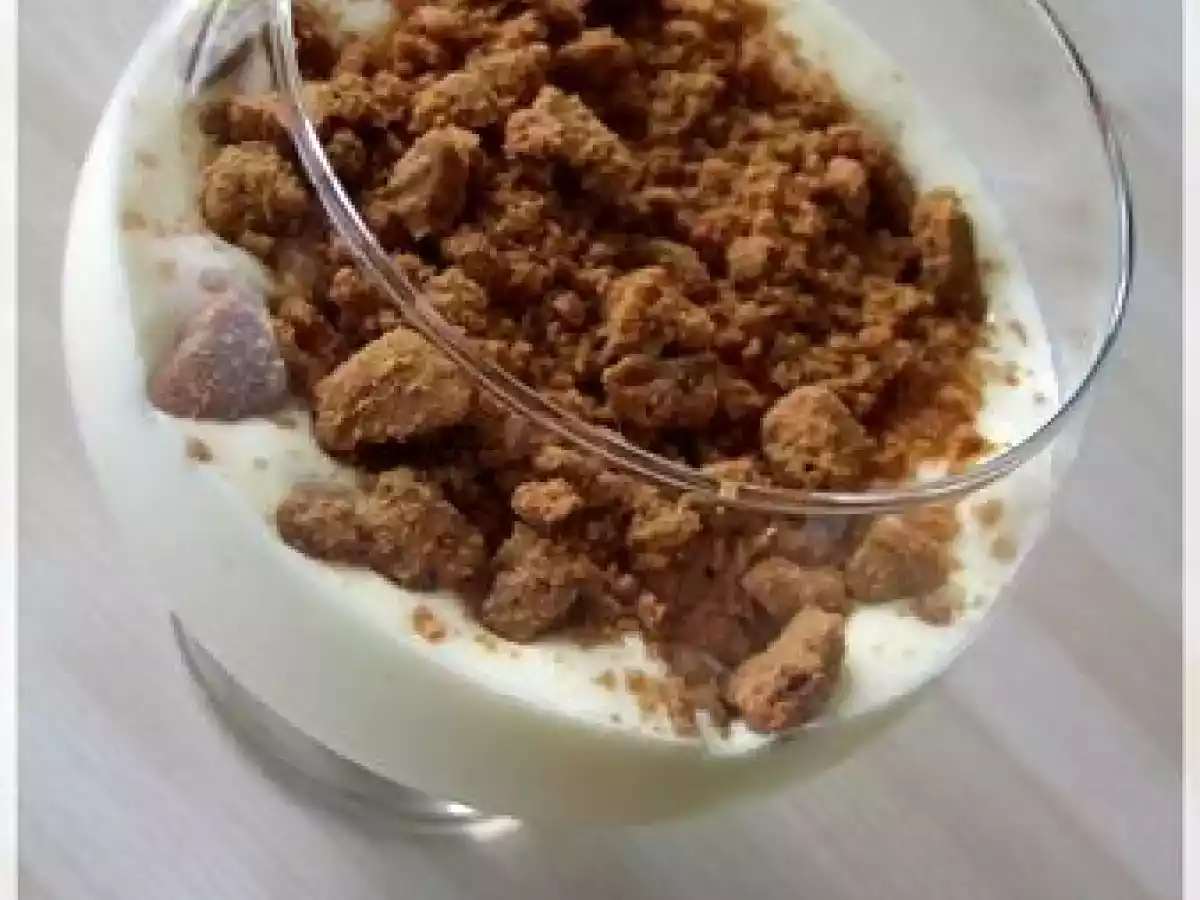 Tiramisu à la rhubarbe et au spéculoos