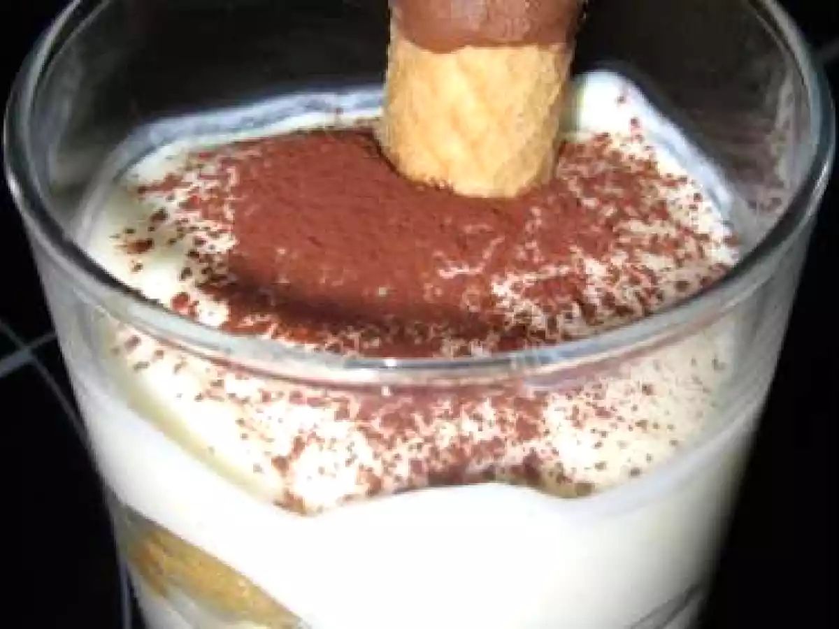 Tiramisu à la vanille (sans oeuf)