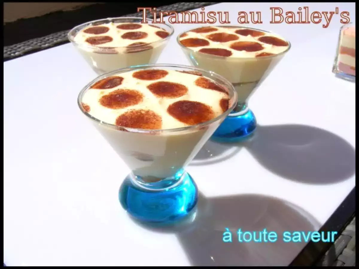 Tiramisu au Bailey's