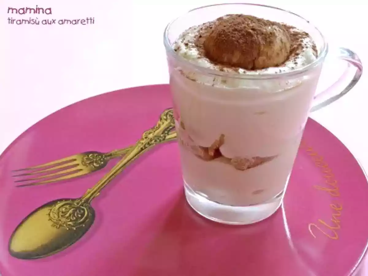 Tiramisù aux amaretti, encore une recette de Laura Zavan