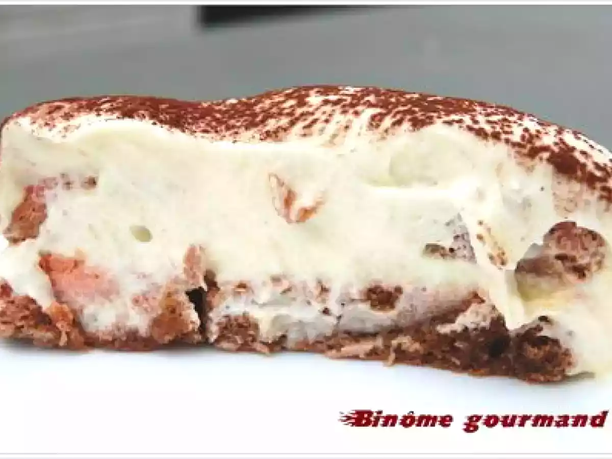 Tiramisu aux biscuits roses de Reims