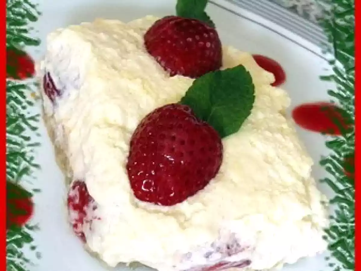 Tiramisu aux fraises à l'amaretto