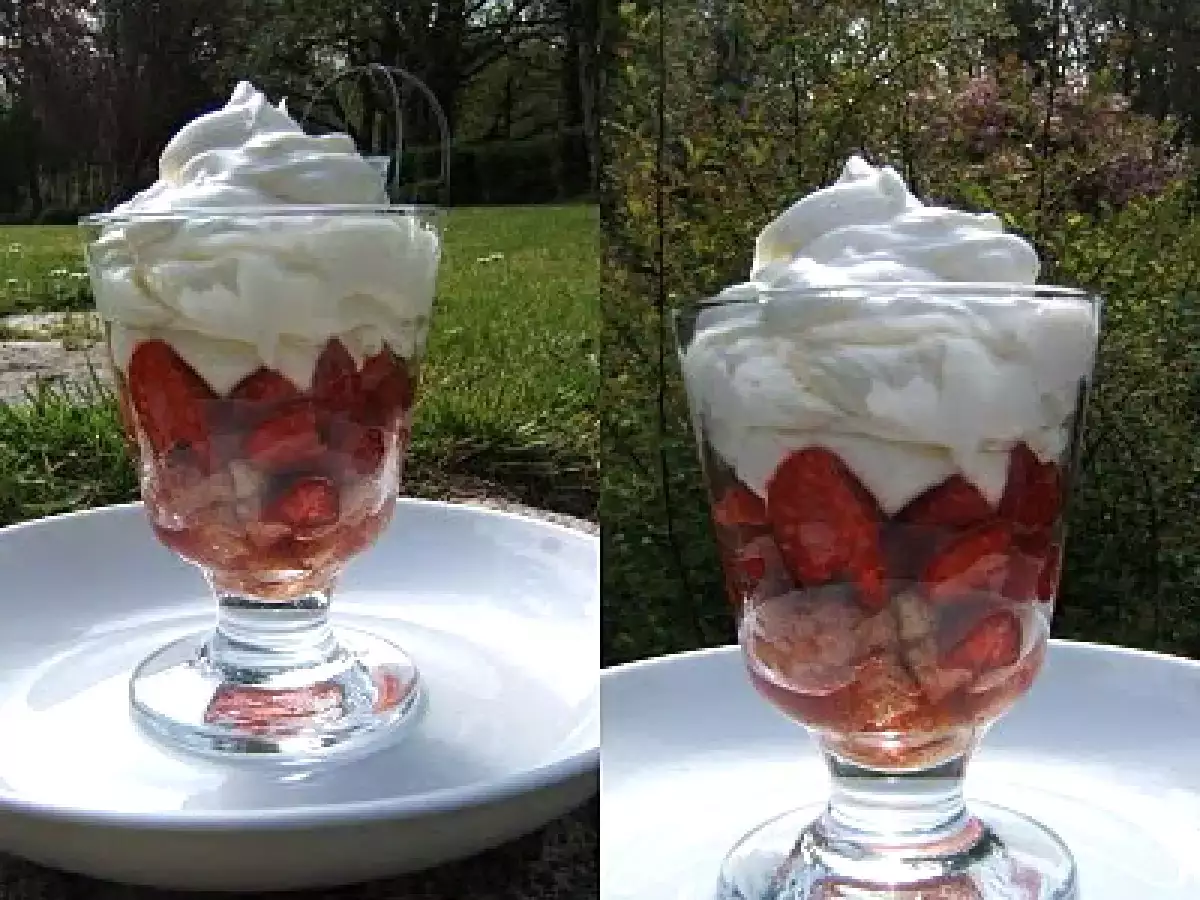 Tiramisu aux fraises et ananas en verrine - photo 2