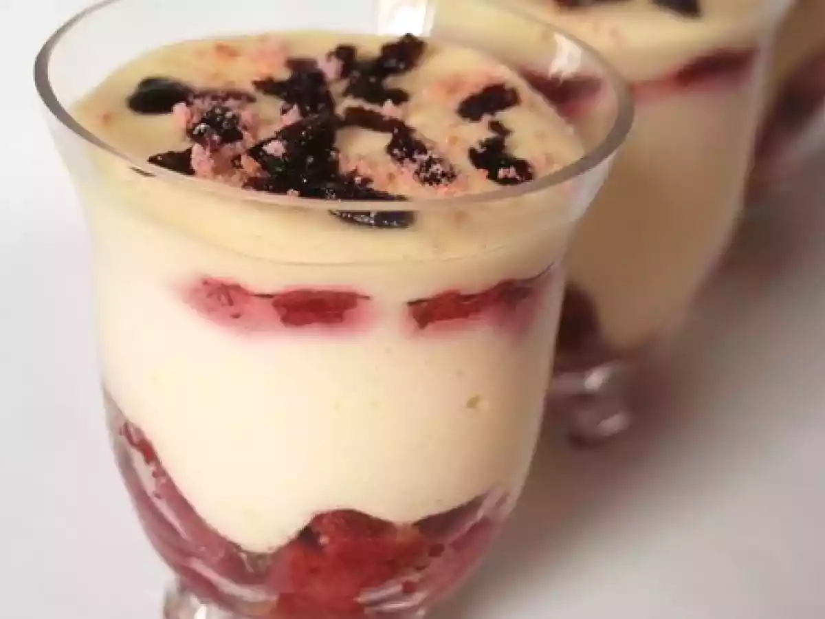 Tiramisu aux griottes/amarena, biscuits roses de Reims - photo 2