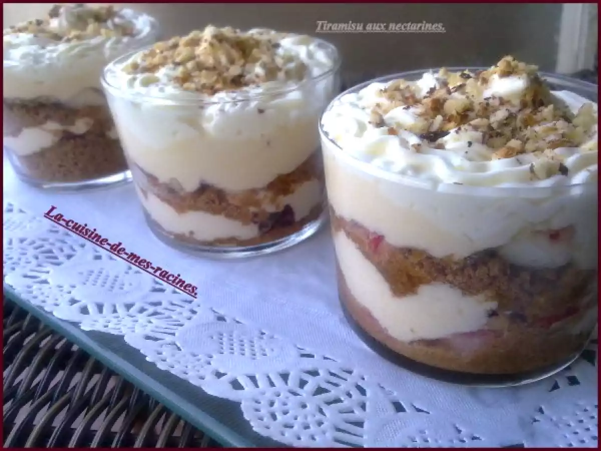 Tiramisu aux nectarines. - photo 2