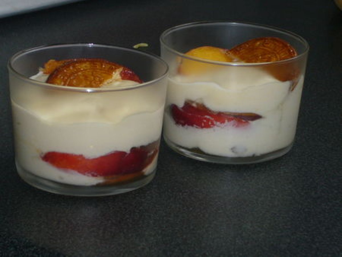 Tiramisu aux nectarines jaunes, parfum de provence Recette Ptitchef