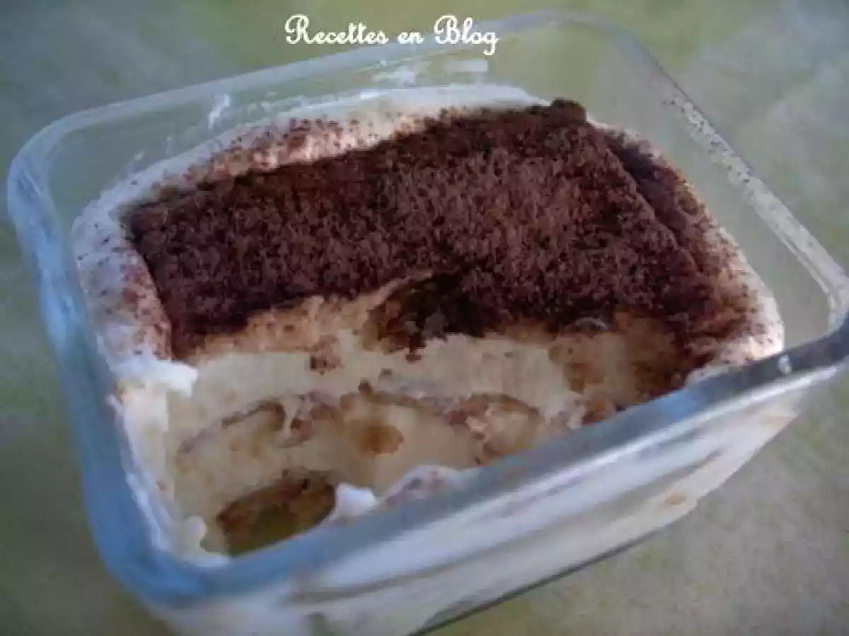 TIRAMISU AUX THE BRUN