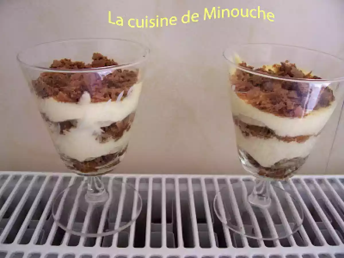 Tiramisu banane/coco et chocolat