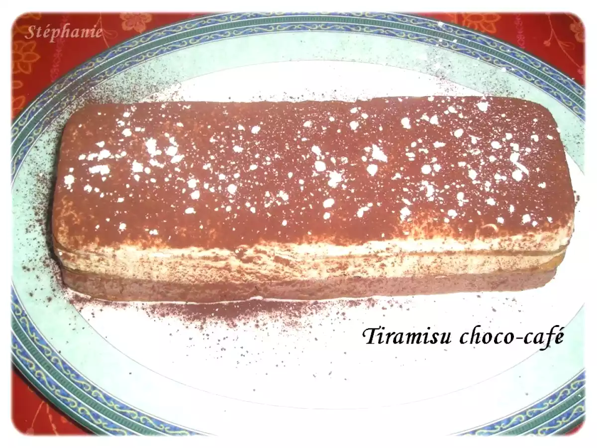Tiramisu chocolat et café