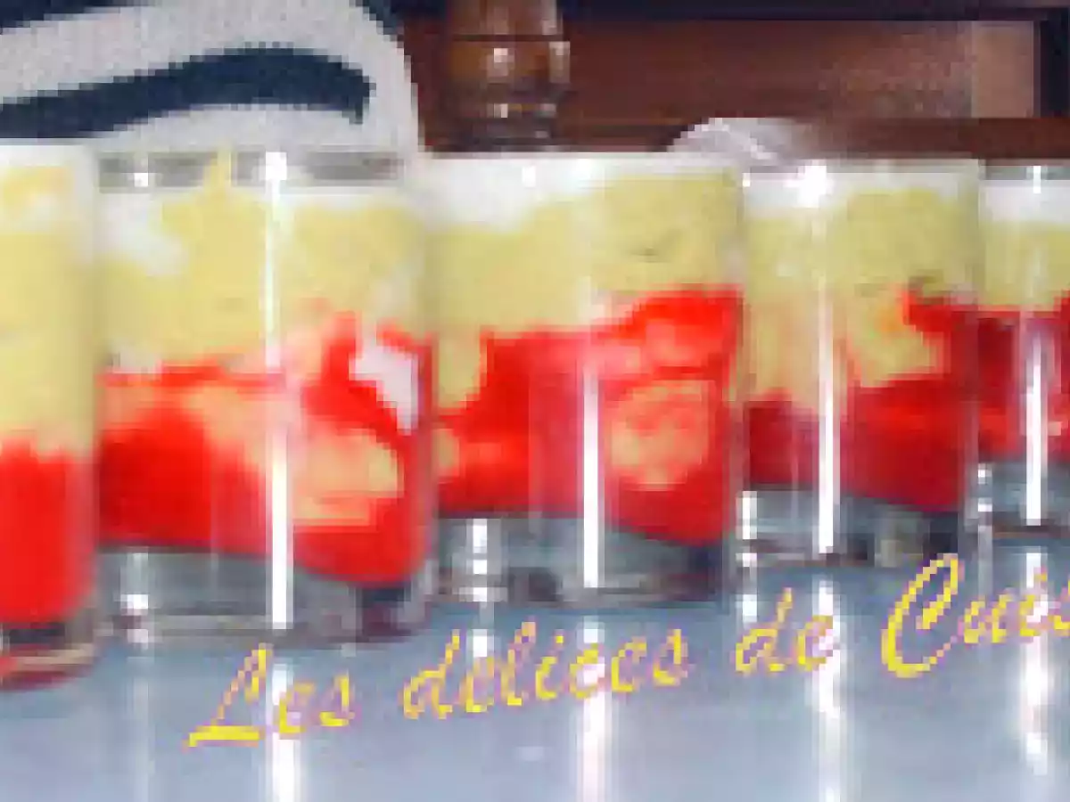 Tiramisu d'avocat aux framboises