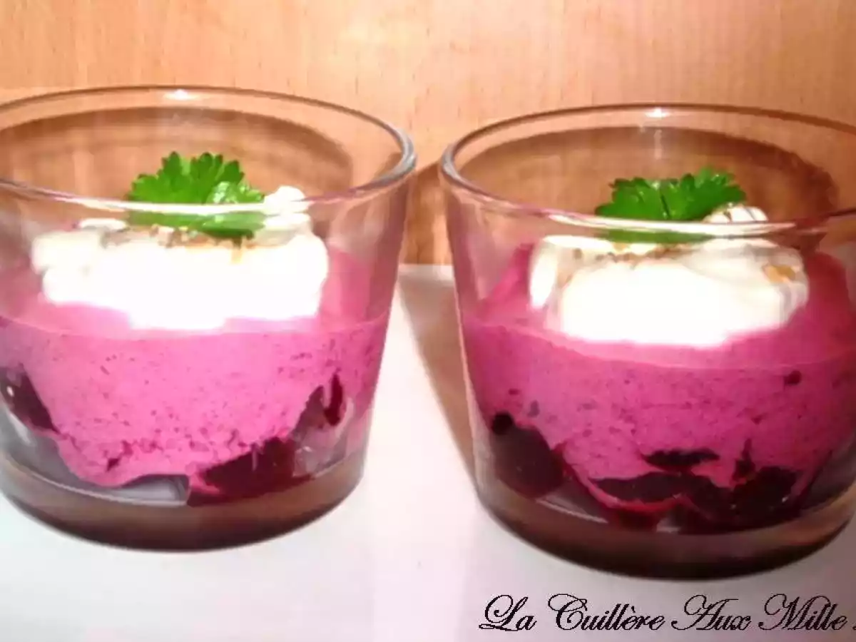 Tiramisu de betteraves rouges