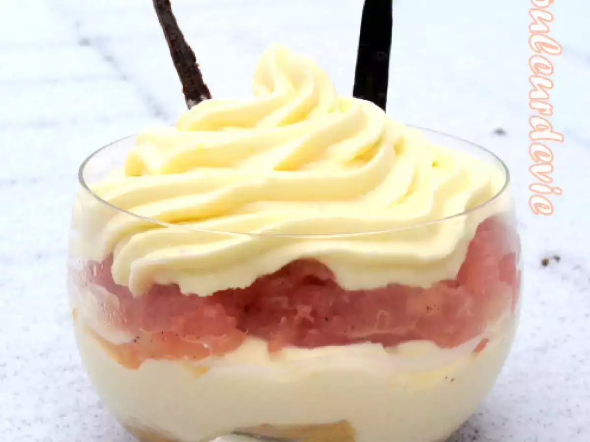 Tiramisu de pamplemousse à la vanille et à l'anis - photo 2