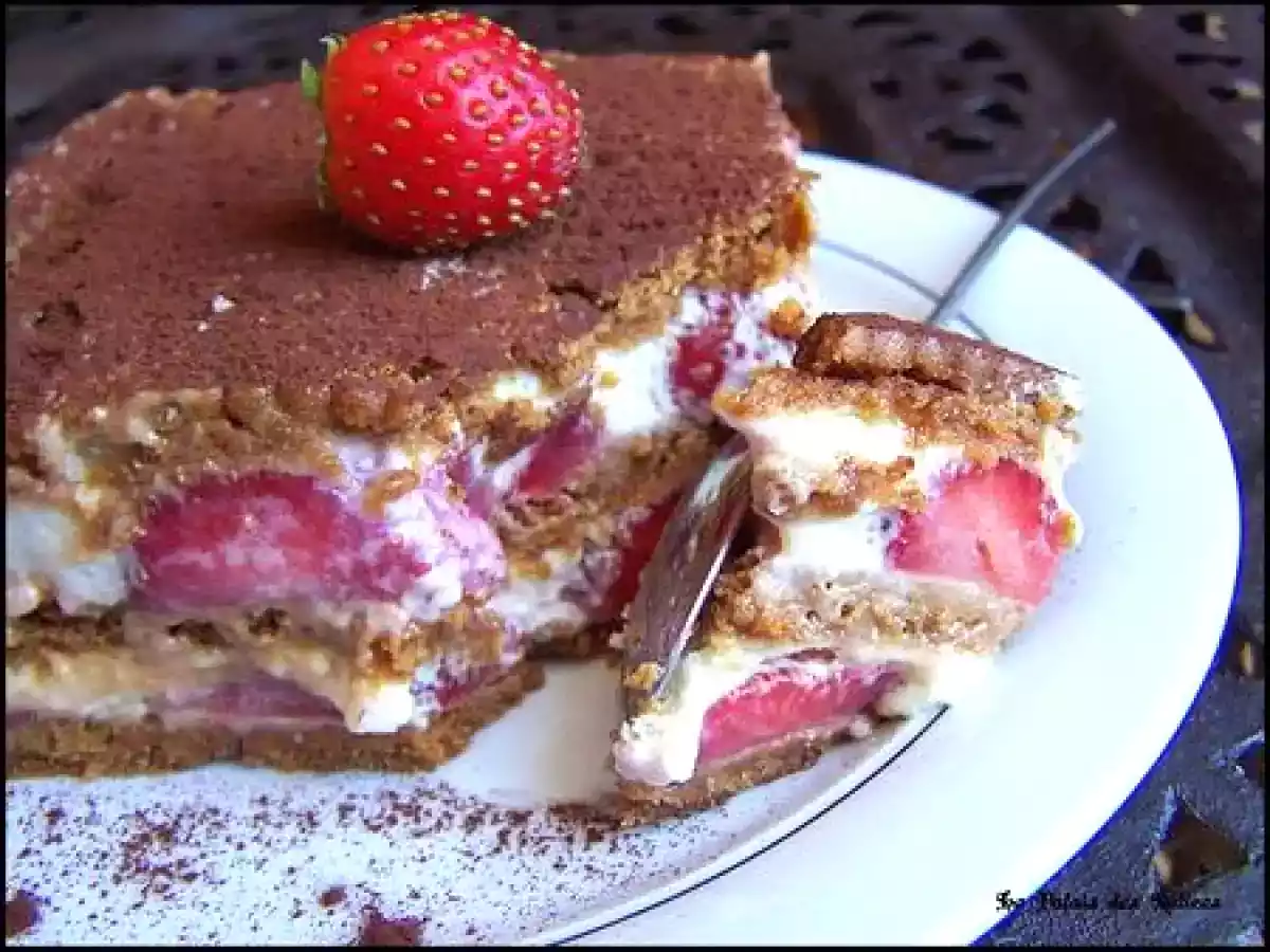 Tiramisu estival aux fraises et speculoos - photo 2