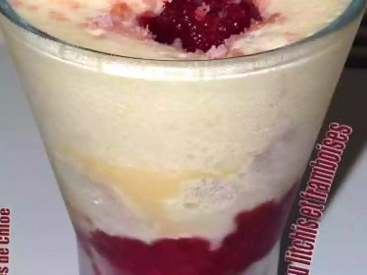 Tiramisu litchis et framboises - photo 2