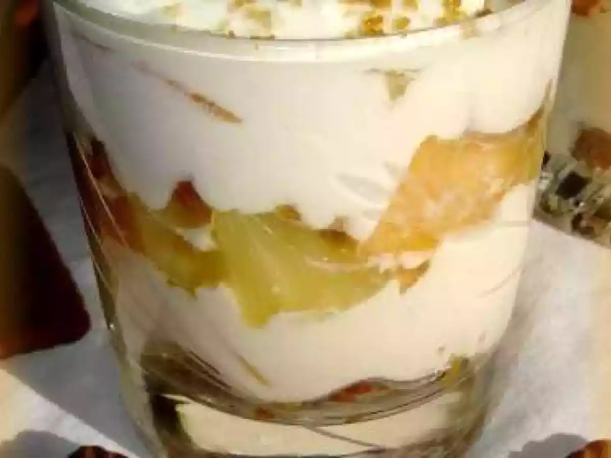 Tiramisu melon, ananas et spéculoos